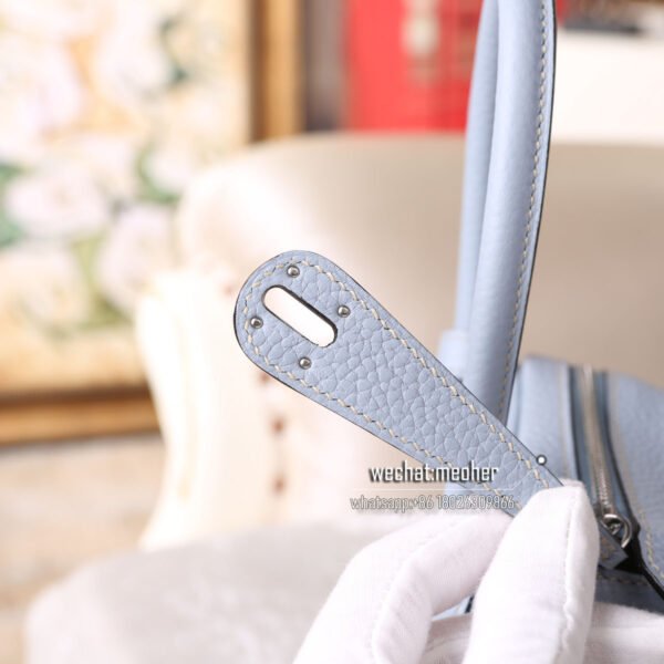Hermes Lindy 30cm togo j7 blue lin - Image 6