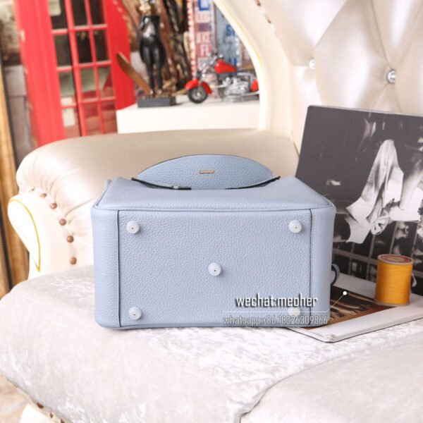 Hermes Lindy 30cm togo j7 blue lin - Image 7
