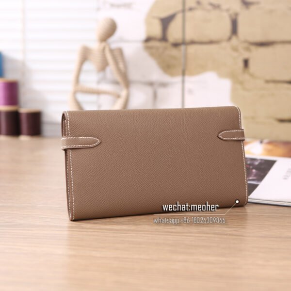 Hermes epsom kelly wallet 18 etoupe - Image 3