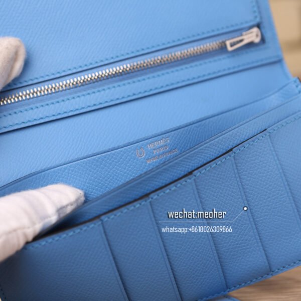 Hermes epsom bearn wallet Two-tone splicing - Image 4