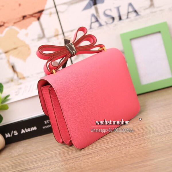 Hermes epsom constance 19cm 8w rose sakura - Image 2