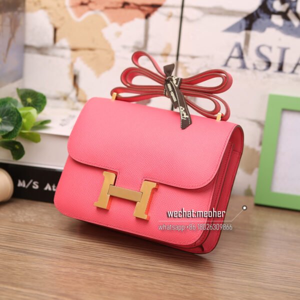 Hermes epsom constance 19cm 8w rose sakura - Image 3