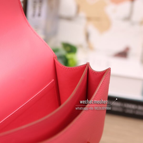 Hermes epsom constance 19cm 8w rose sakura - Image 5