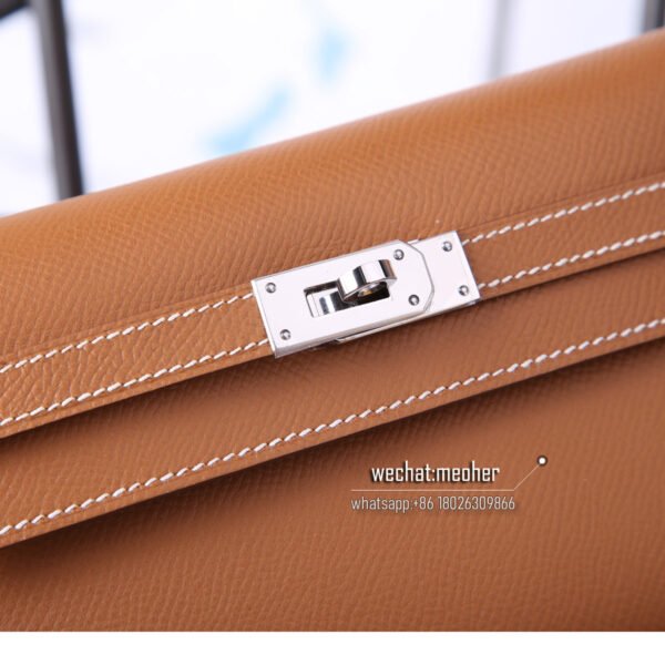 Hermes epsom kelly wallet c37 gold - Image 2