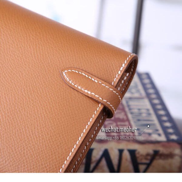 Hermes epsom kelly wallet c37 gold - Image 4