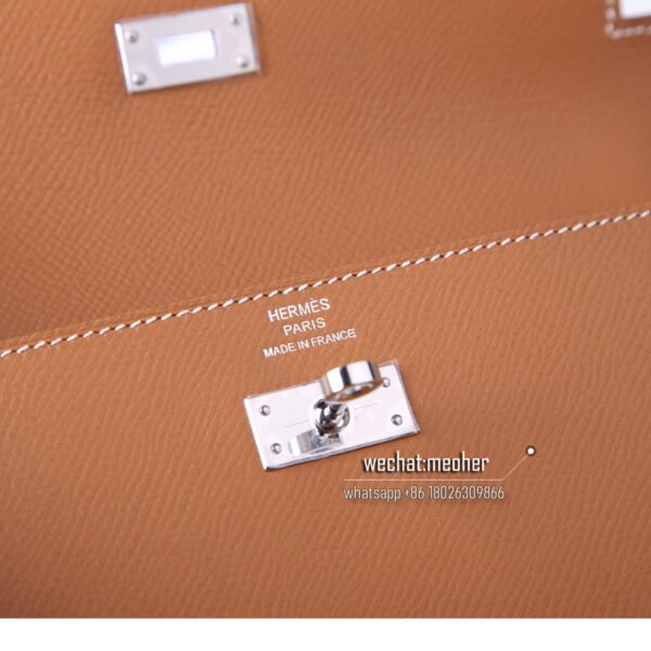 Hermes epsom kelly wallet c37 gold - Image 7