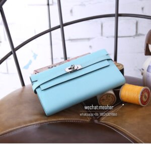hermes epsom kelly wallet 3p bleu atoll