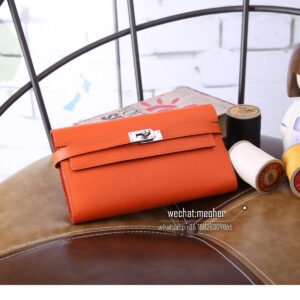 hermes epsom kelly wallet 93 orange