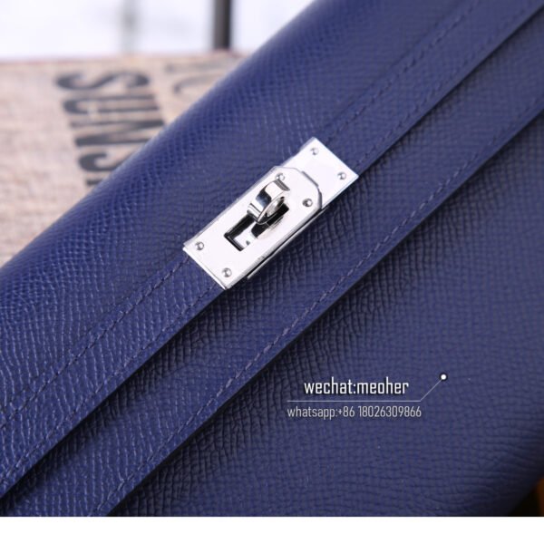 Hermes epsom kelly wallet 7k bleu abysse - Image 2