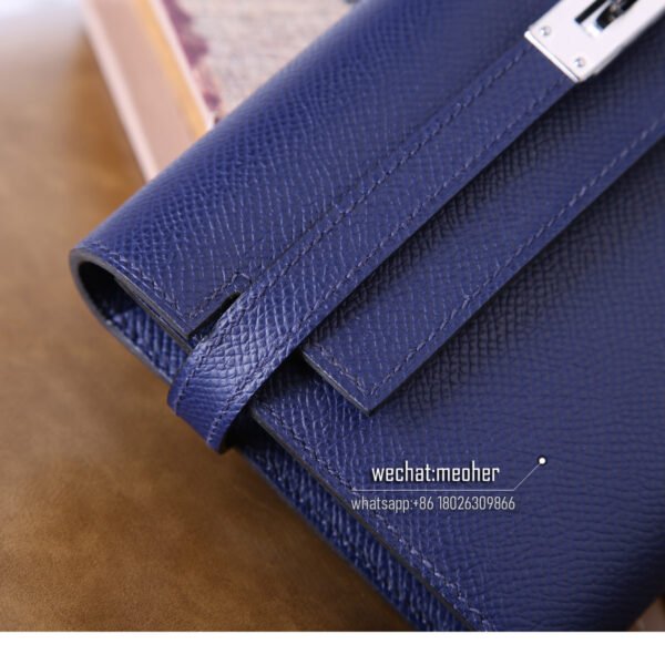 Hermes epsom kelly wallet 7k bleu abysse - Image 3