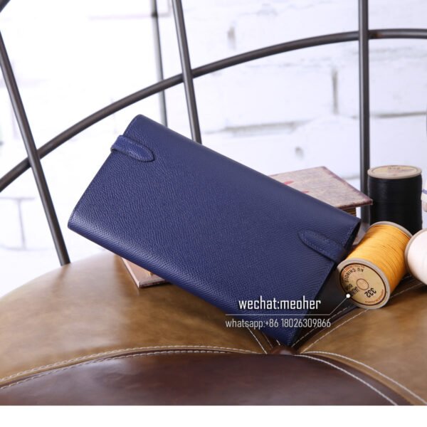 Hermes epsom kelly wallet 7k bleu abysse - Image 5