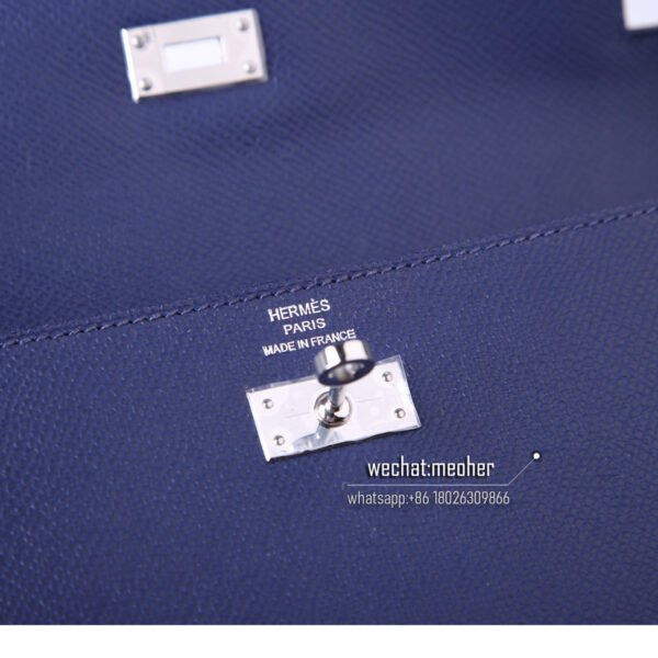 Hermes epsom kelly wallet 7k bleu abysse - Image 9
