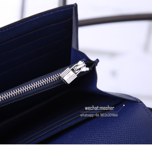 Hermes epsom kelly wallet 7k bleu abysse - Image 10