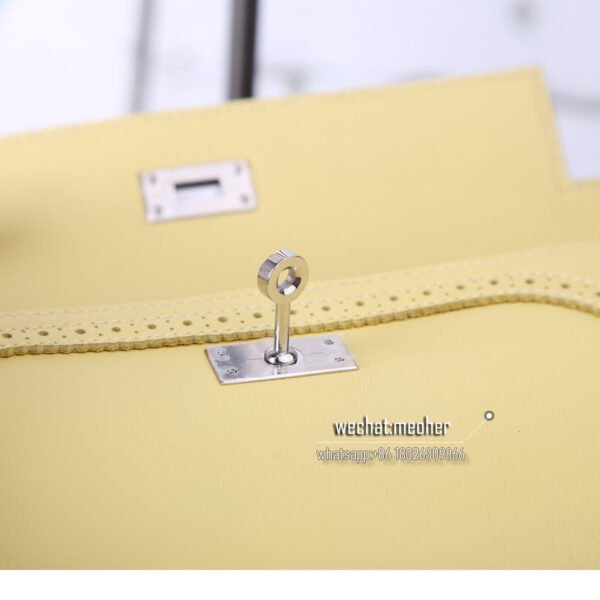 Hermes kelly ghillies wallet swift leather 1z juane poussin - Image 9
