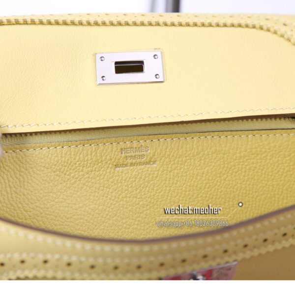 Hermes kelly ghillies wallet swift leather 1z juane poussin - Image 11