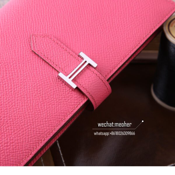 Hermes epsom bearn wallet 8w rose azalea - Image 8
