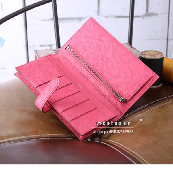 Hermes epsom bearn wallet 8w rose azalea - Image 2