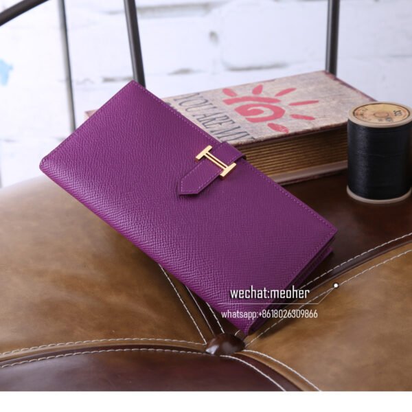 Hermes epsom bearn wallet p9 anemone - Image 9