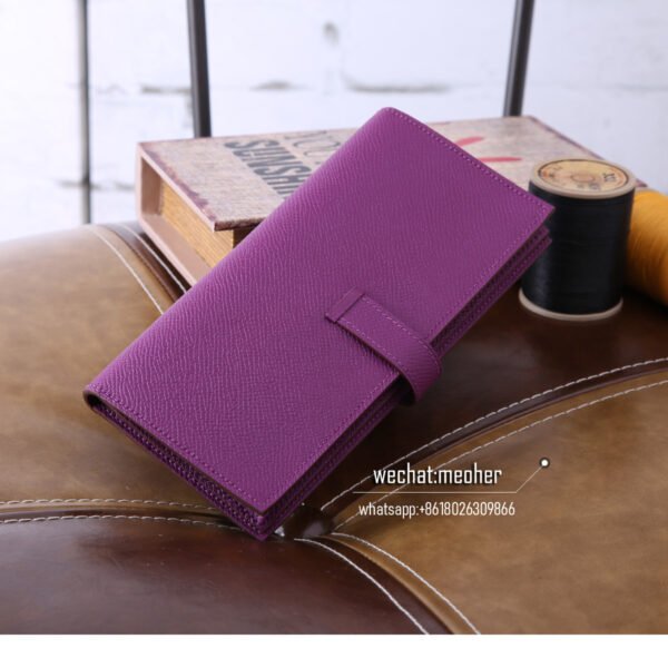 Hermes epsom bearn wallet p9 anemone - Image 7