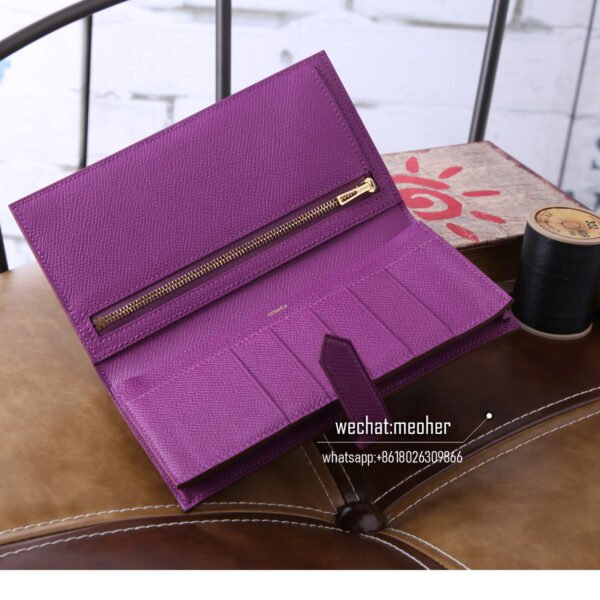 Hermes epsom bearn wallet p9 anemone - Image 2
