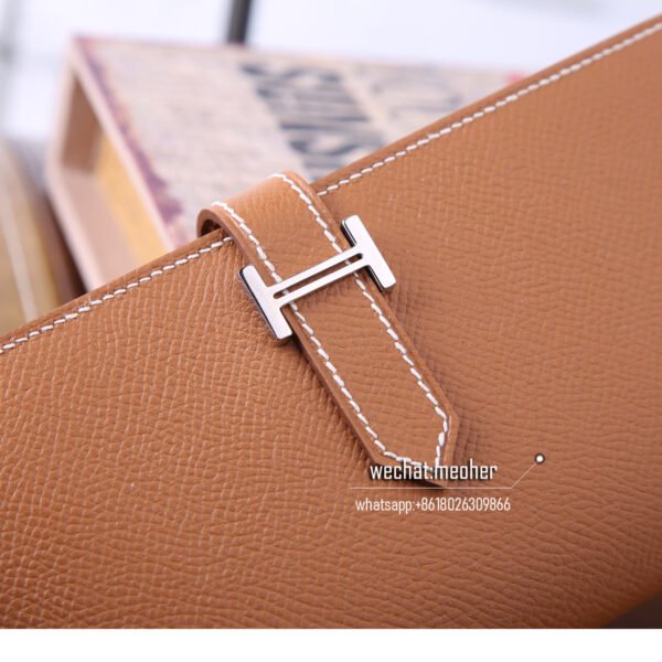Hermes epsom bearn wallet c37 gold - Image 11