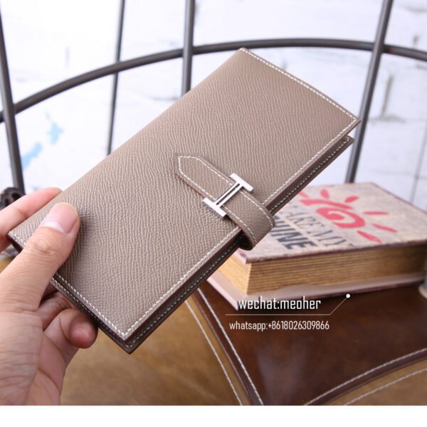 Hermes epsom bearn wallet 18 etoupe - Image 7