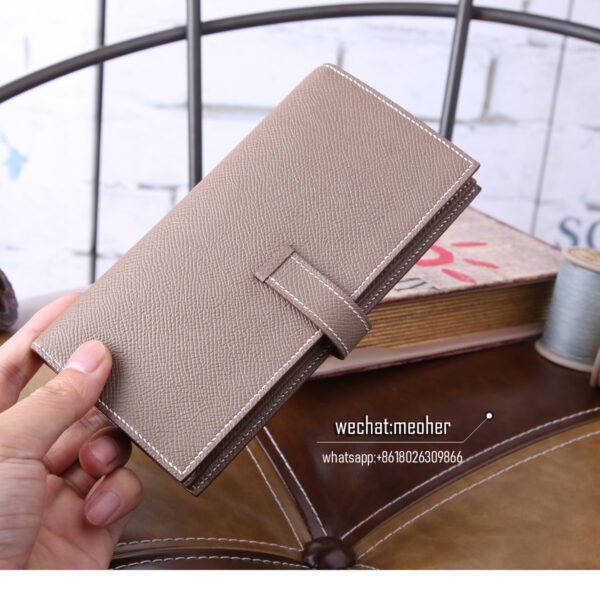 Hermes epsom bearn wallet 18 etoupe - Image 6