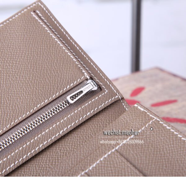 Hermes epsom bearn wallet 18 etoupe - Image 5