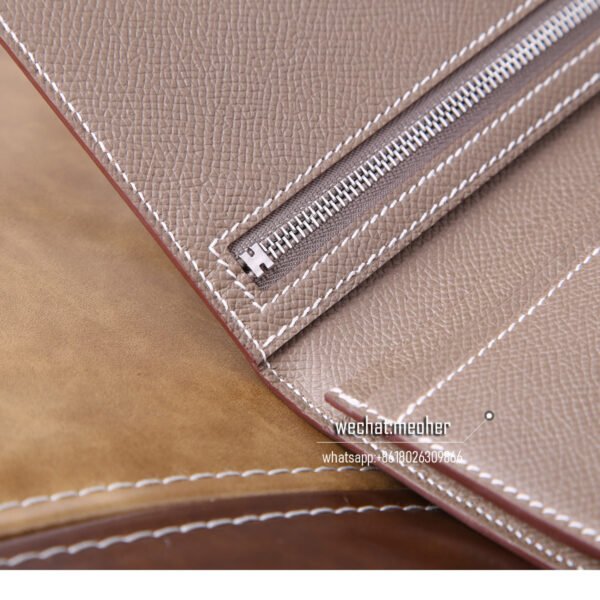Hermes epsom bearn wallet 18 etoupe - Image 3