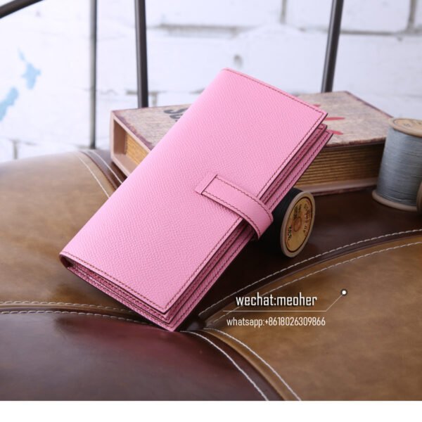 Hermes epsom bearn wallet 5p pink - Image 7