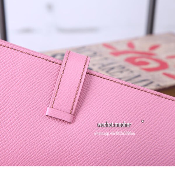 Hermes epsom bearn wallet 5p pink - Image 6