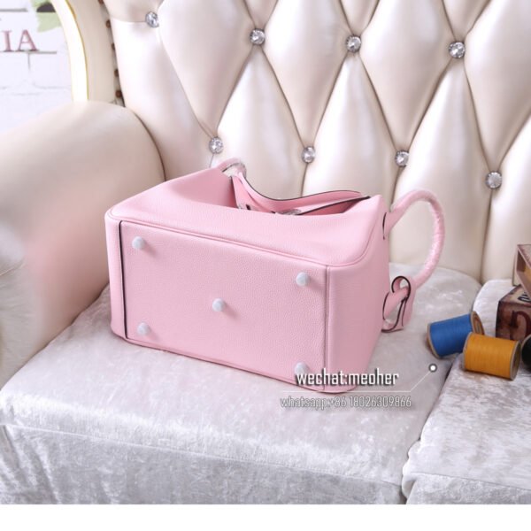 Hermes lindy 30cm togo 3Q rose sakura - Image 4