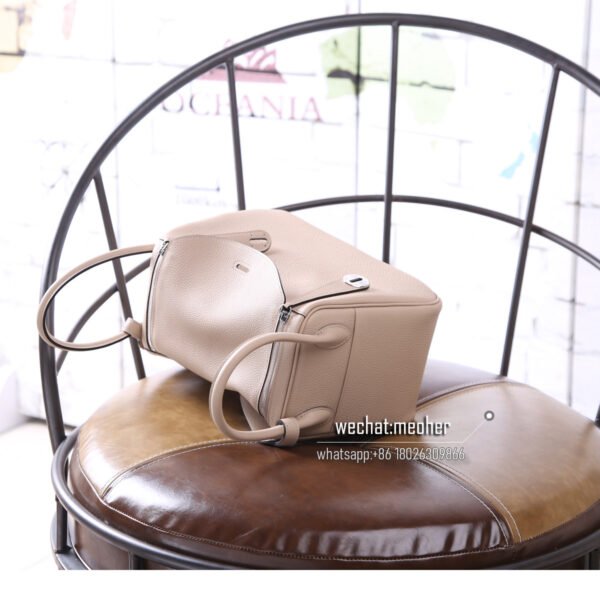 Hermes Lindy 30cm togo 81 Gris Tourterelle - Image 3