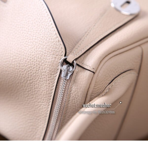 Hermes Lindy 30cm togo 81 Gris Tourterelle - Image 4