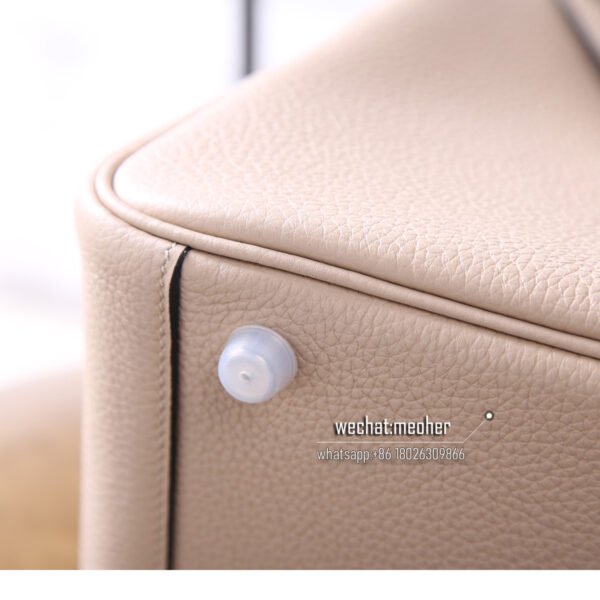 Hermes Lindy 30cm togo 81 Gris Tourterelle - Image 7