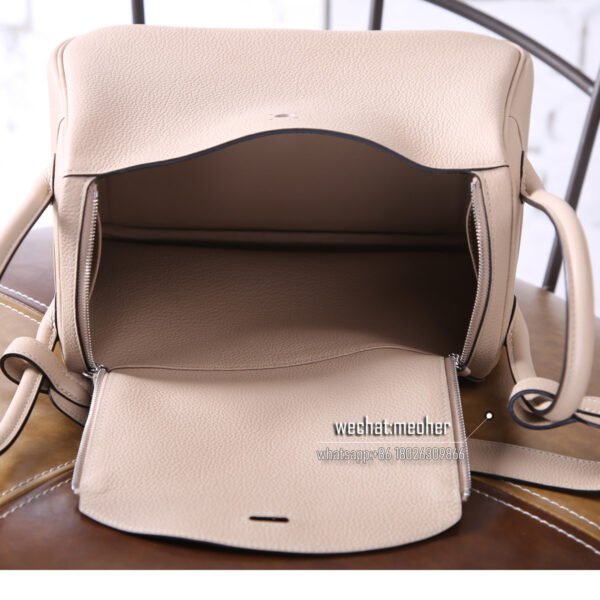 Hermes Lindy 30cm togo 81 Gris Tourterelle - Image 10