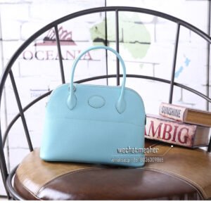 hermes epsom bolide 27cm 3p bleu atoll