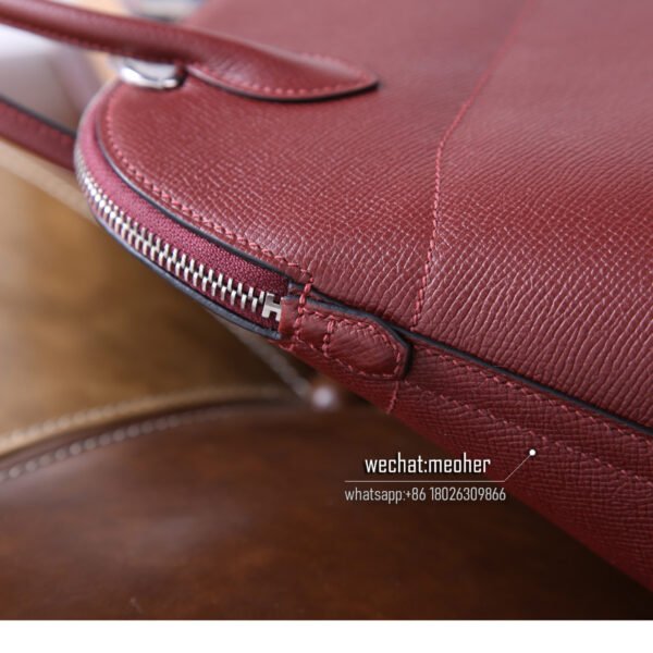 Hermes epsom bolide 27cm 55 rouge h - Image 7