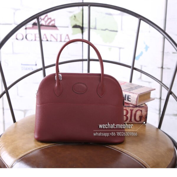 Hermes epsom bolide 27cm 55 rouge h - Image 9