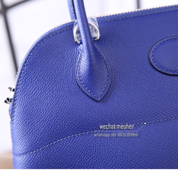 Hermes epsom bolide 27cm 7T bleu electrique - Image 2
