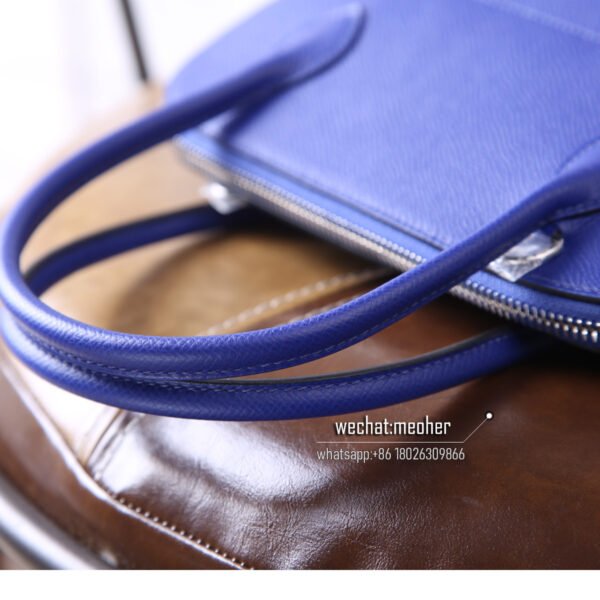 Hermes epsom bolide 27cm 7T bleu electrique - Image 5