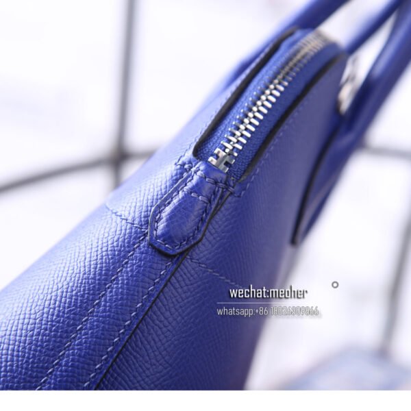 Hermes epsom bolide 27cm 7T bleu electrique - Image 8