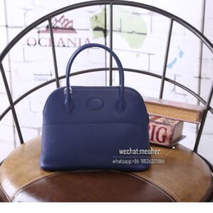 hermes epsom bolide 27cm 7K Bleu Abysse