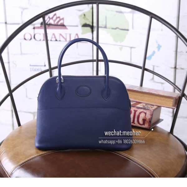 hermes epsom bolide 27cm 7K Bleu Abysse