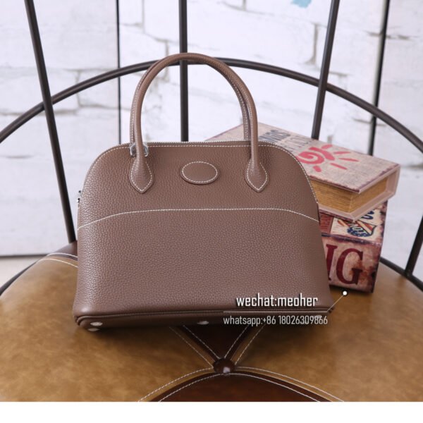 Hermes bolide 27cm togo leather 18 etoupe - Image 3