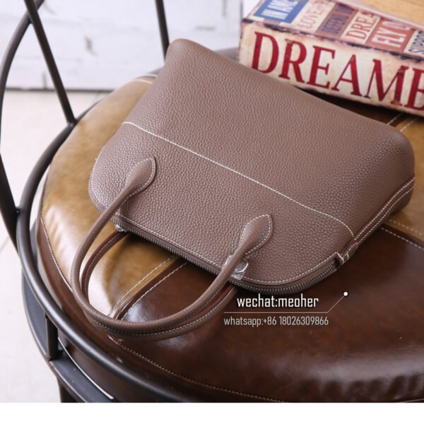 Hermes bolide 27cm togo leather 18 etoupe - Image 5