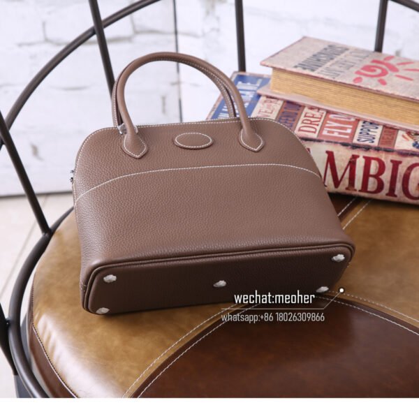 Hermes bolide 27cm togo leather 18 etoupe - Image 7