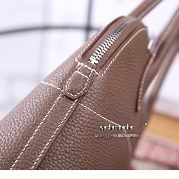 Hermes bolide 27cm togo leather 18 etoupe - Image 9