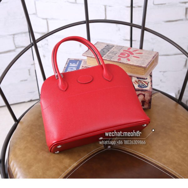 Hermes epsom bolide 27cm q5 rouge casaque - Image 3