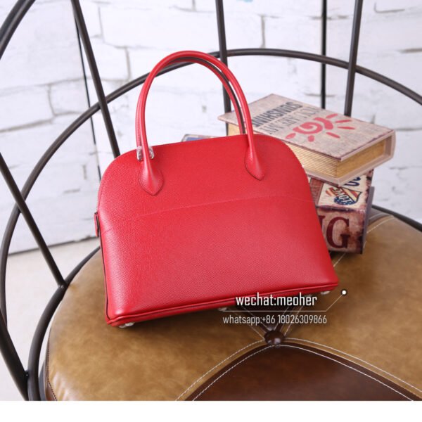 Hermes epsom bolide 27cm q5 rouge casaque - Image 4